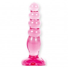 Crystal Jellies Anal Delight Butt Plug Pink