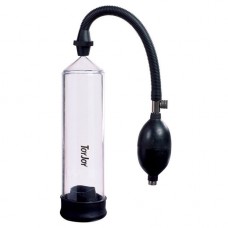 Toy Joy Rock Hard Black And Clear Penis Power Pump