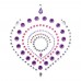 Bijoux Indiscrets Flamboyant Rhinestone Jewellery Purple Pink